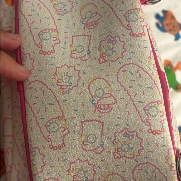 Universal Studios The Simpsons Donut Backpack – Pink Sprinkles NWOT - Picture 7 of 8